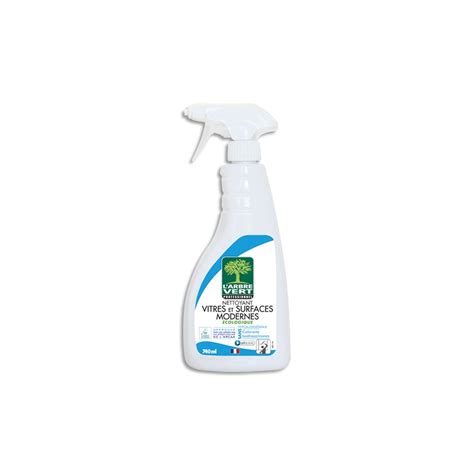 L ARBRE VERT Spray 740 ml Nettoyant vitres et surfaces écologique 100