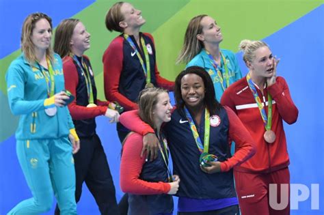 Photo Womens 4 X 100m Medley Relay Final At The 2016 Rio Summer Olympics Oly201608139948