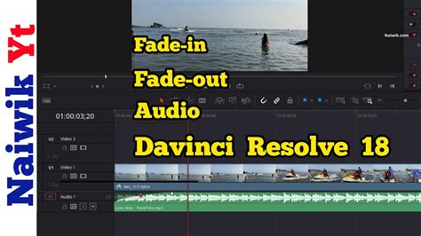 How To Apply Fade In Fade Out To Audio In Davinci Resolve