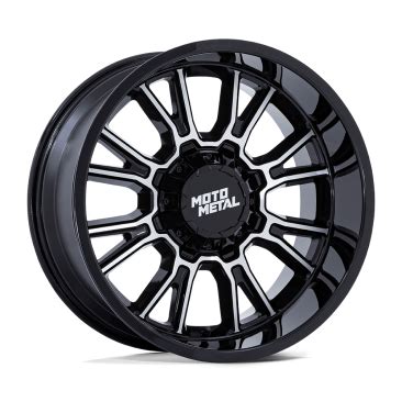 Moto Metal MO810 LEGACY Gloss Black Machined Wheels