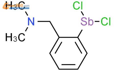 810677 84 0 BENZENEMETHANAMINE 2 DICHLOROSTIBINO N N DIMETHYL 化学式结构