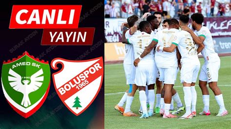 Amedspor Boluspor Maçı Canlı İzle TFF 1 Lig 21 09 2024