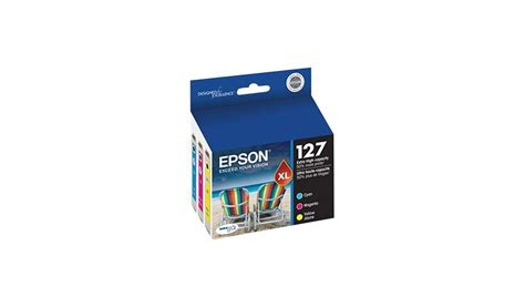 Epson 127 Multi Pack With Sensor 3 Pack Extra High Capacity Yellow Cyan Magenta