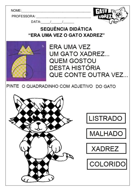 Atividade Sobre O Gato Xadrez