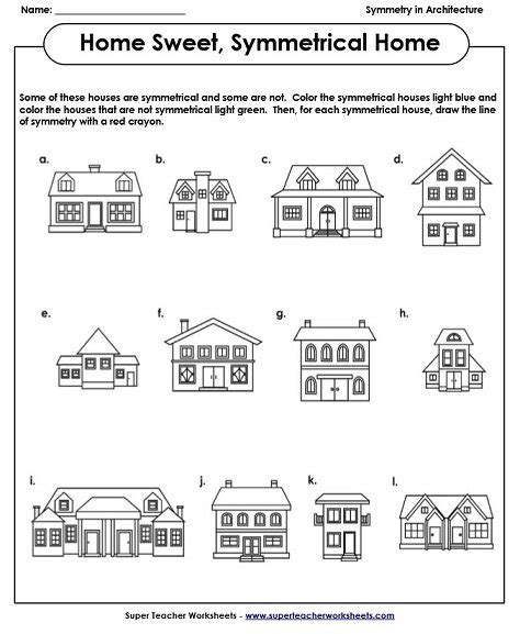 Symmetry Worksheets | Free Worksheets Samples