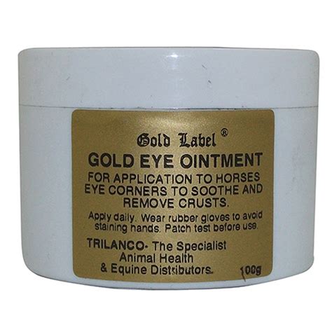 GOLD LABEL CANINE GOLD EYE OINTMENT 100 GM 100 GM Totalfarmsupplies Co Uk