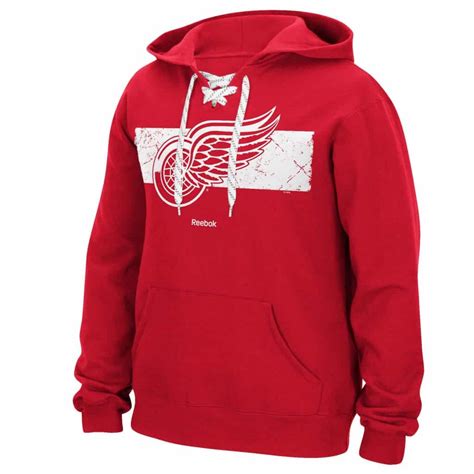 Detroit Red Wings NHL Jersey Hoodie - Detroit Game Gear