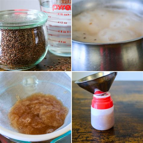 How To Make Flaxseed Hair Gel Easy Natural Hair Gel The Coconut Mama