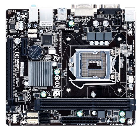 Gigabyte Intel H81 LGA 1150 Socket H3 Micro ATX Carte GA H81M