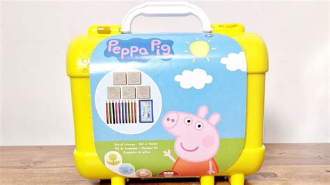 PEPPA PIG ASMR Set Of Stamps And Coloring Set De Sellos Y Colores