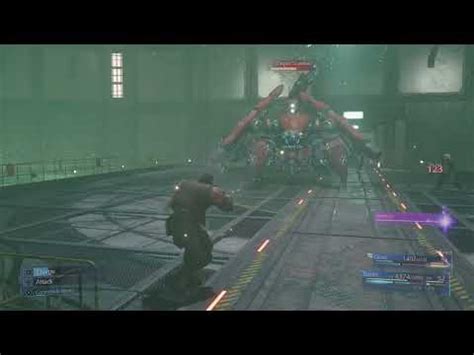 Final Fantasy Vii Remake Scorpion Sentinel Hard Mode Youtube