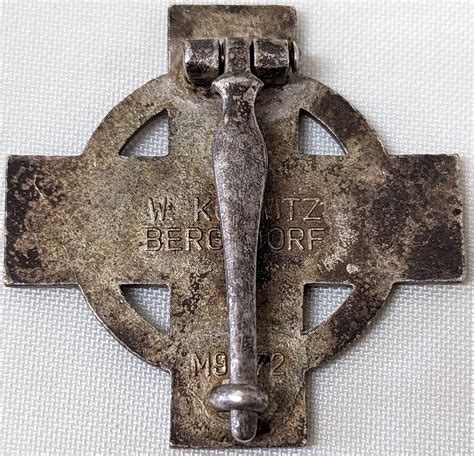 Bid Now Ww2 German Fire Service Award 1st Class Cross By W Kolwitz