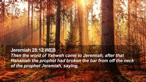 Jeremiah Web Desktop Wallpaper Then The Word Of Yahweh Came To