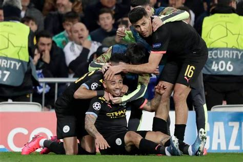 Champions League Round Up Manchester City Topple Real Madrid Lyon