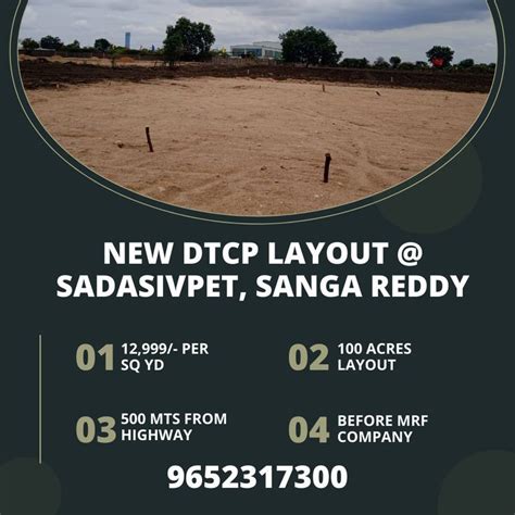 New DTCP Layout Sadasivpet Sanga Reddy Hyderabad 2 Nd Bit From