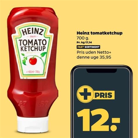 Heinz Ketchup Tilbud Hos Netto