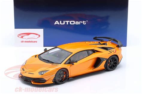 Autoart Lamborghini Aventador Svj Year Atlas Orange