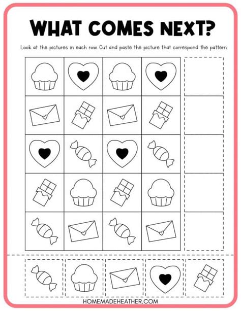 Free Valentine Activity Printables Homemade Heather Worksheets Library