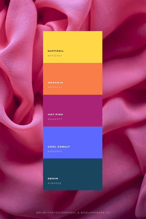 Optimistic Friendly And Vibrant Colour Palette For Your Brand Or Squarespace Website Color