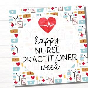 Nurse Practitioner Week Appreciation Gift Tag Nurse Appreciation Happy