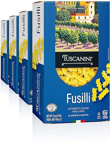 Amazon Tuscanini Authentic Italian Fusilli Pasta Oz Pack