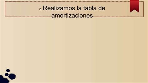 Calculo De Tabla De Amortizacion PPT