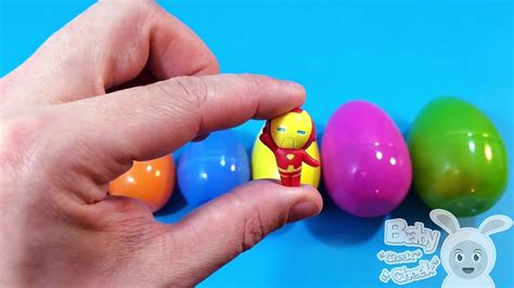 Surprise Eggs Learn Sizes From Smallest To Biggest Opening Eggs With