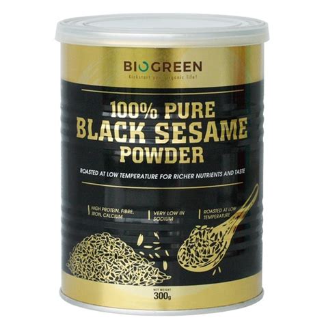 Biogreen Pure Black Sesame Powder Shopee Malaysia