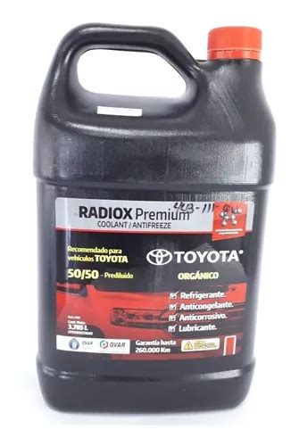 Refrigerante Toyota Qvar Radiox Premium Mercadolibre