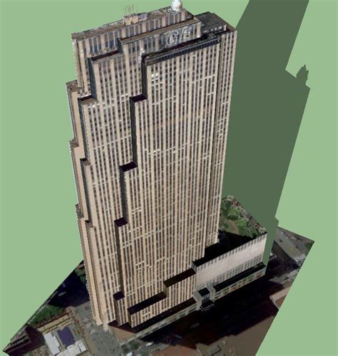 30 Rockefeller Plaza Ge Building 3d Model Cgtrader