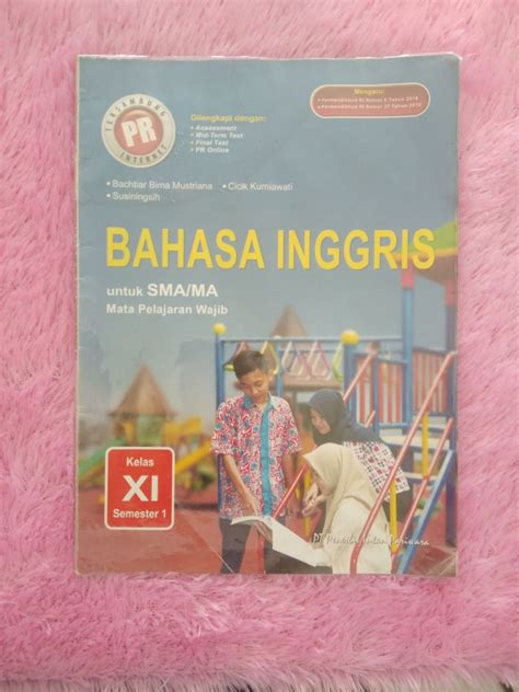 Buku Bahasa Inggris Smama Kelas 11 Semester 1 Buku And Alat Tulis Buku