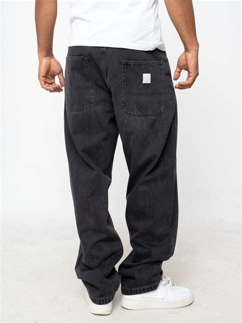 Spodnie Jeansowe Baggy Meskie Czarne Sprane Mass Fw22 Craft