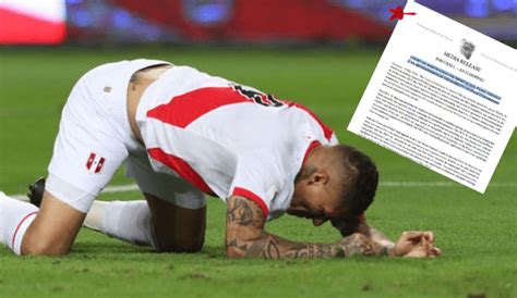 Paolo Guerrero Esto Dice El Comunicado Del Tas Que Lo Deja Fuera De