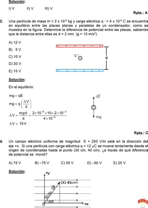 Potencial Electrico Condensadores Capacitores Formulas Ejemplos Y