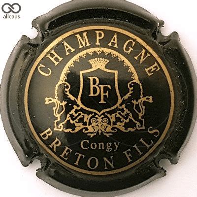 Capsule Noir Et Or Champagne Breton Fils Allcaps