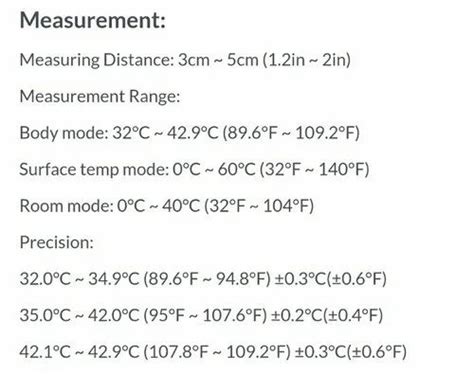 Berrcom Infrared Non Contact Thermometer 10 Degreec 40 Degreec Jxb