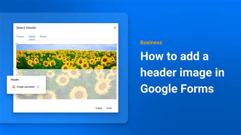 How to make a header image in Google Forms | 123 Blog