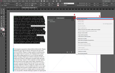 Tutorial para crear Estilos de Párrafo y Carácter en Adobe InDesign