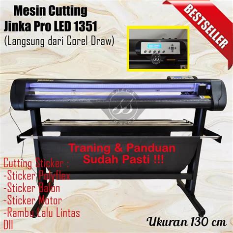 Jual Mesin Cutting Sticker JINKA XL PRO LED 1351 Ukuran 130cm Corel