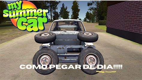 COMO PEGA OS PENEUS DE DIA MYSUMMERCAR EPISODIO2 YouTube