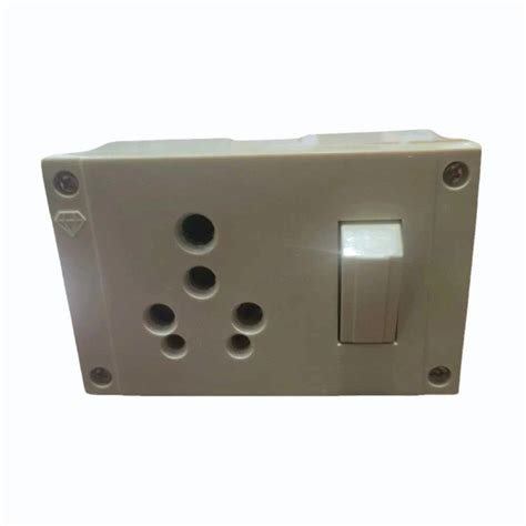 6a One Way Modular Switch Socket Combination Polycarbonate At Rs 49 In New Delhi