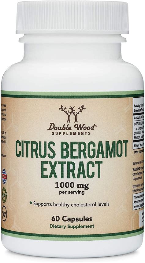 Buy Citrus Bergamot Supplement For High Cholesterol 1 000mg Servings