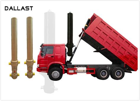 Single Acting Hydraulic Cylinder Long Stroke Dump Truck Hydraulic Ram