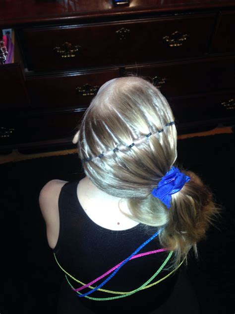 Pin By Ashley Bingham On Hairstyles Competition Hair Gymnastics Hair