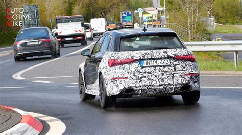 2022 AUDI RS3 SPORTBACK SEDAN CONTINUOUS TESTING AT THE NÜRBURGRING