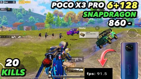 Poco X3 Pro Pubg Test 6128gb Snapdragon 860 Pubg Gameplay 20 Kills