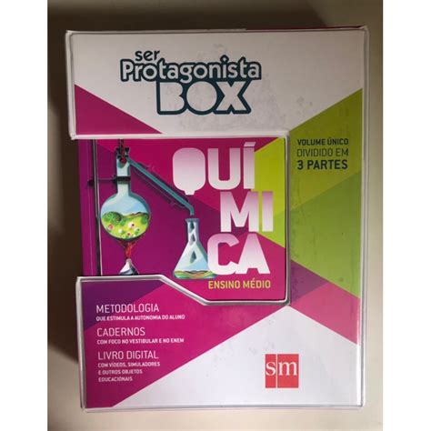 Box Ser Protagonista Química ensino médio Shopee Brasil