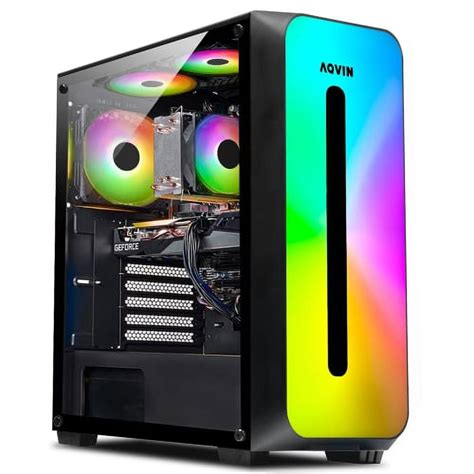 Aqvin Aqb60 Gaming Desktop Computer Tower Pc Intel Core I7 Cpu 32gb Ddr4 Ram 1tb Ssd Geforce