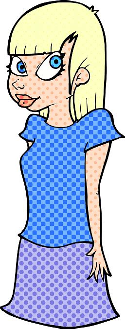 Cartoon Girl Stock Illustration Download Image Now Adult Art Cartoon Istock