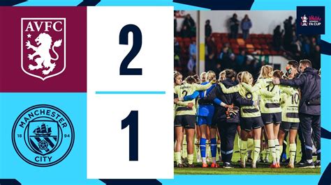 Aston Villa 2-1 City: Women's FA Cup highlights